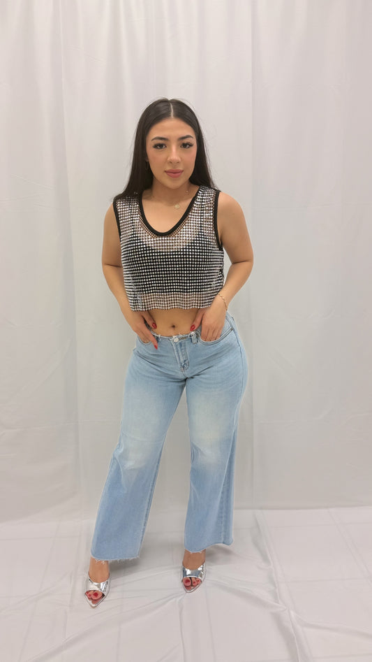 Rhianna Mesh Top